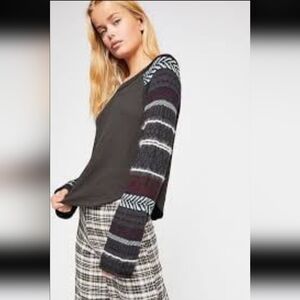 Free People Fairground Thermal - Statement Piece Alert! - Size XS